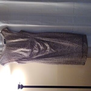 Gold Lace Sleeveless Dress